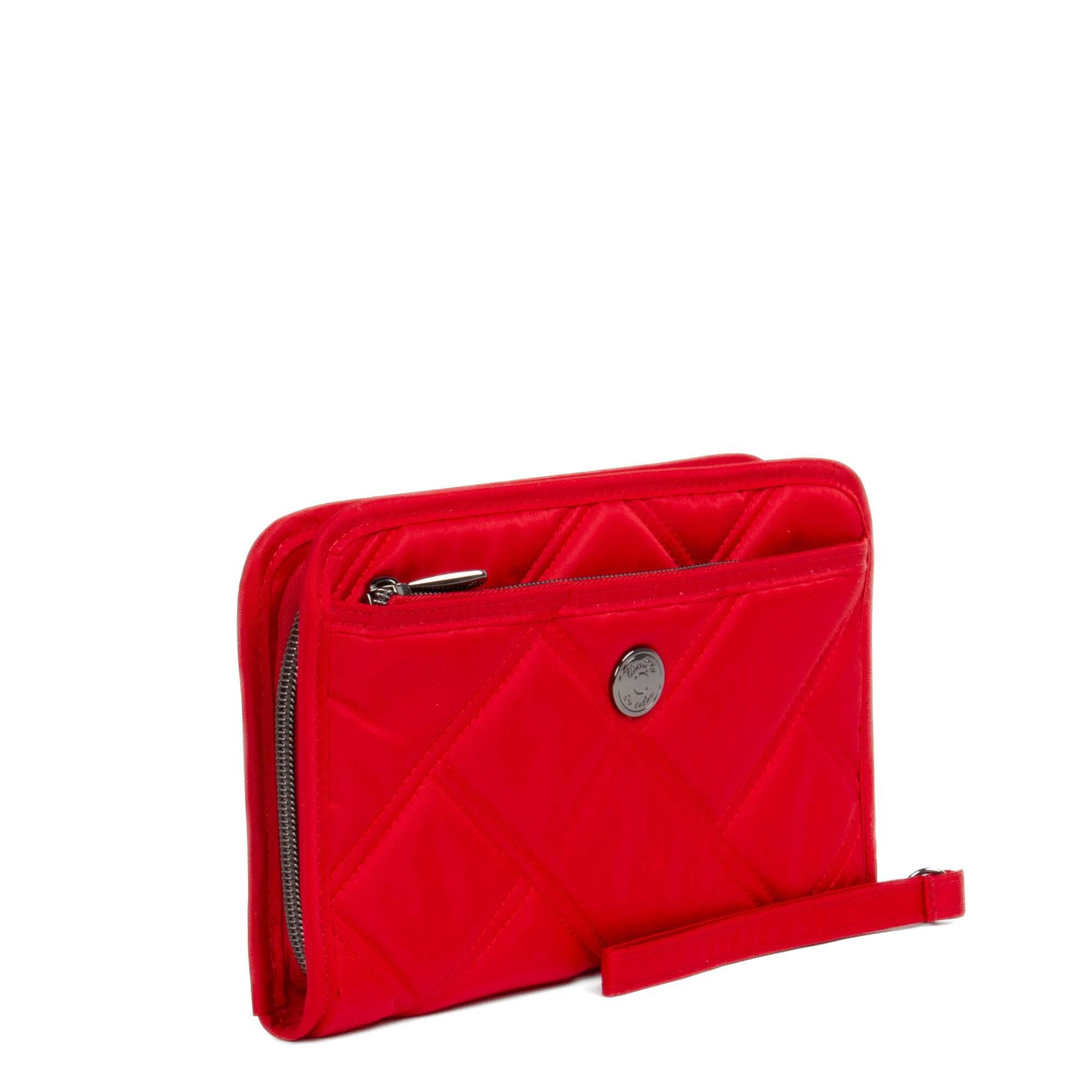 Zeppelin 2 RFID Wristlet Wallet - POPPY RED - Zeppelin_PoppyRed_02